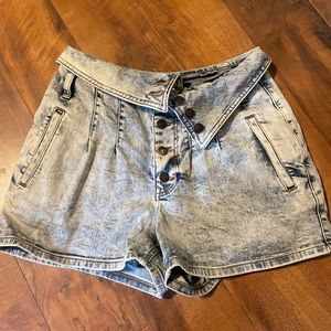 Express high rise shorts